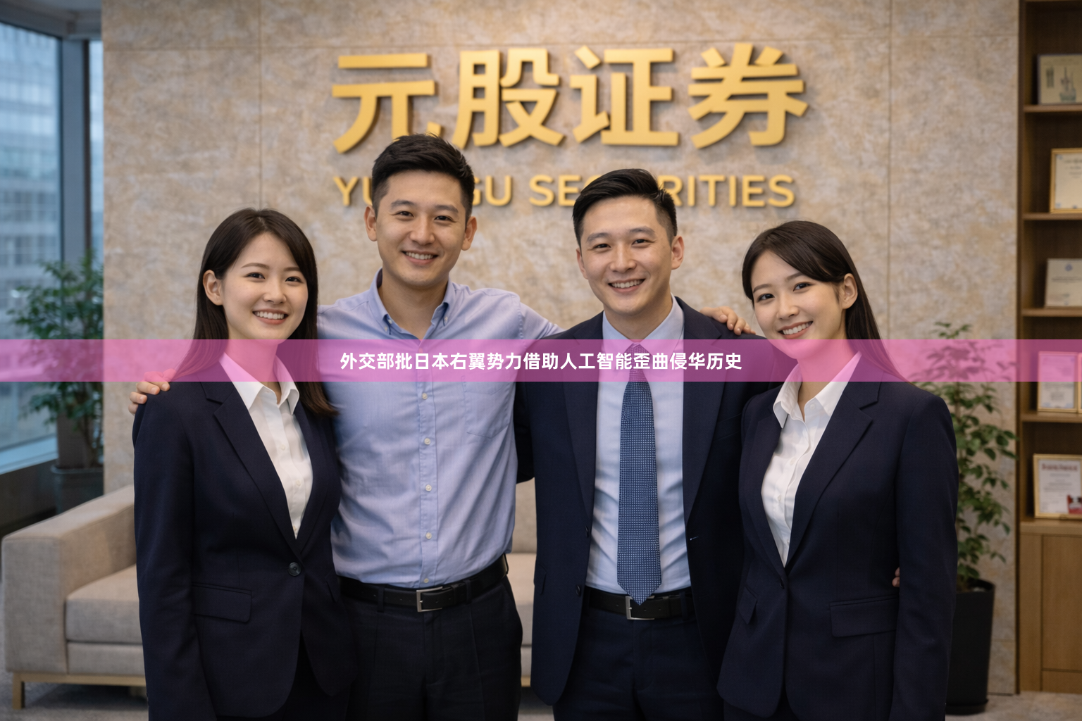 外交部批日本右翼势力借助人工智能歪曲侵华历史