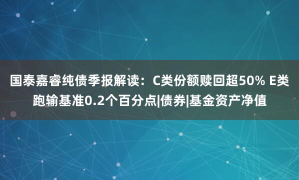 国泰嘉睿纯债季报解读：C类份额赎回超50% E类跑输基准0.2个百分点|债券|基金资产净值